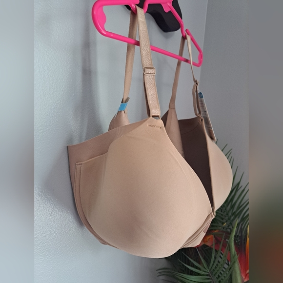 Seamless Underarm-Smoothing Comfort Underwire Lightly Lined T-Shirt Bra 42DDD - Picture 3 of 8